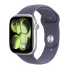 Apple Watch Series 11 42mm Aluminum Silver Case Purple Fog Sport Band S/M
