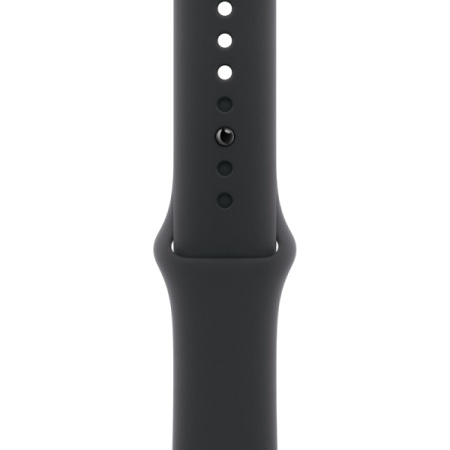 Apple Watch Series 11 42mm Aluminum Jet Black Case Black Sport Band S/M