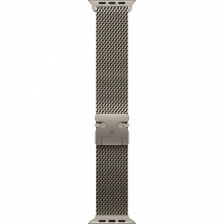 Apple Watch Series Ultra 3 49mm Natural Titanium Case with Natural Titanium Milanese Loop M